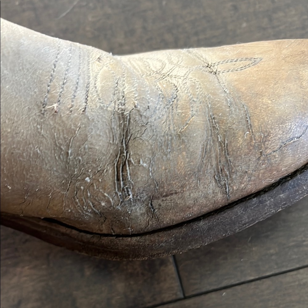 Beige Cowboy Boots - Picture 10 of 14